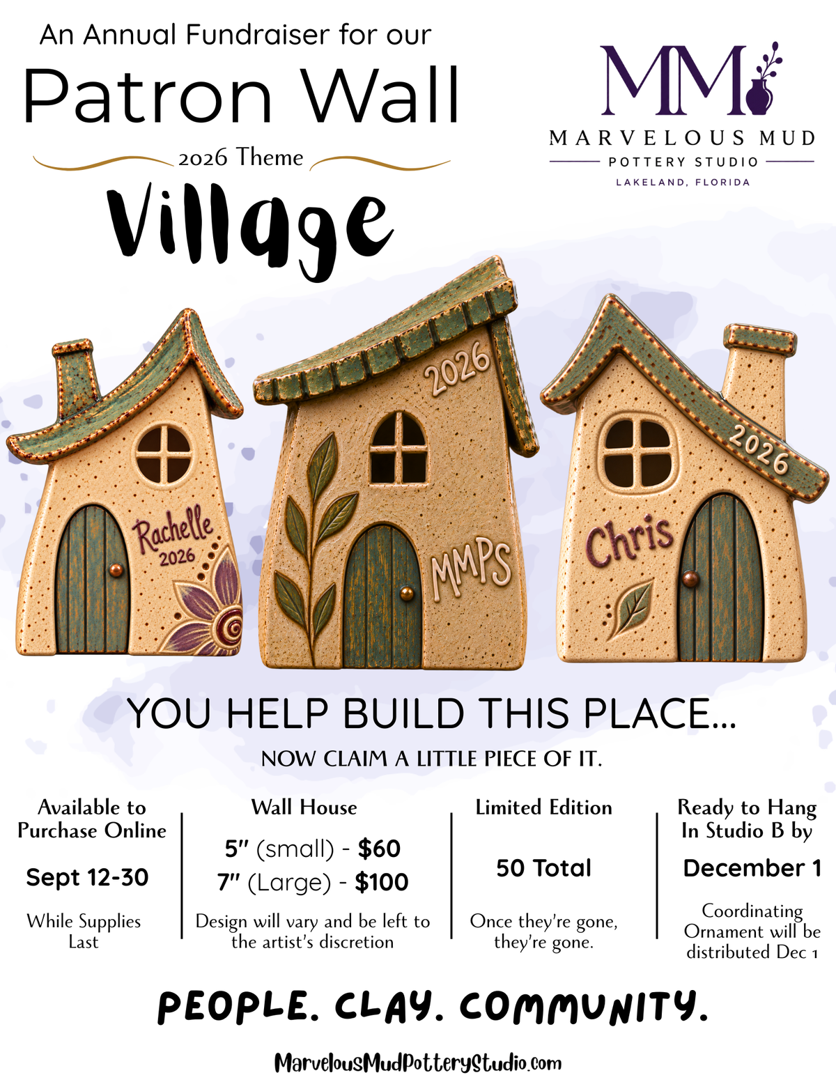 Patron Wall - Annual Fundraiser -2026 Village