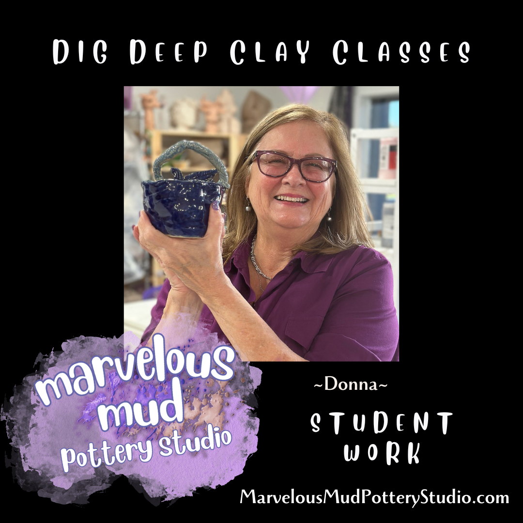Pottery 4 Week Clay Classes - Dig Deep - Membership Prerequisite - Adult Clay Course