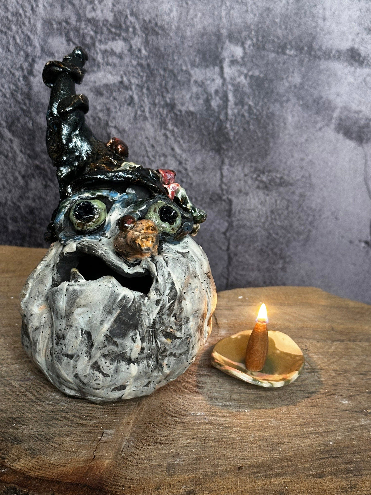 Pottery Class -Pumpkin Folk - 1 Part Class with Colored Slip