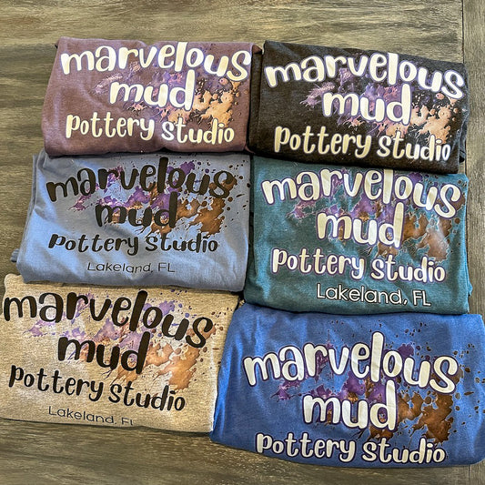 T-Shirt - Marvelous Mud Logo - Assorted Colors - Order