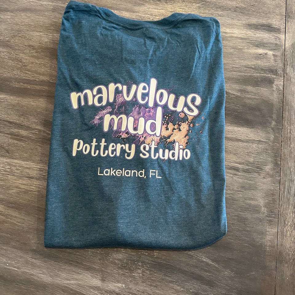 T-Shirt - It's All About the Clay - Marvelous Mud Logo