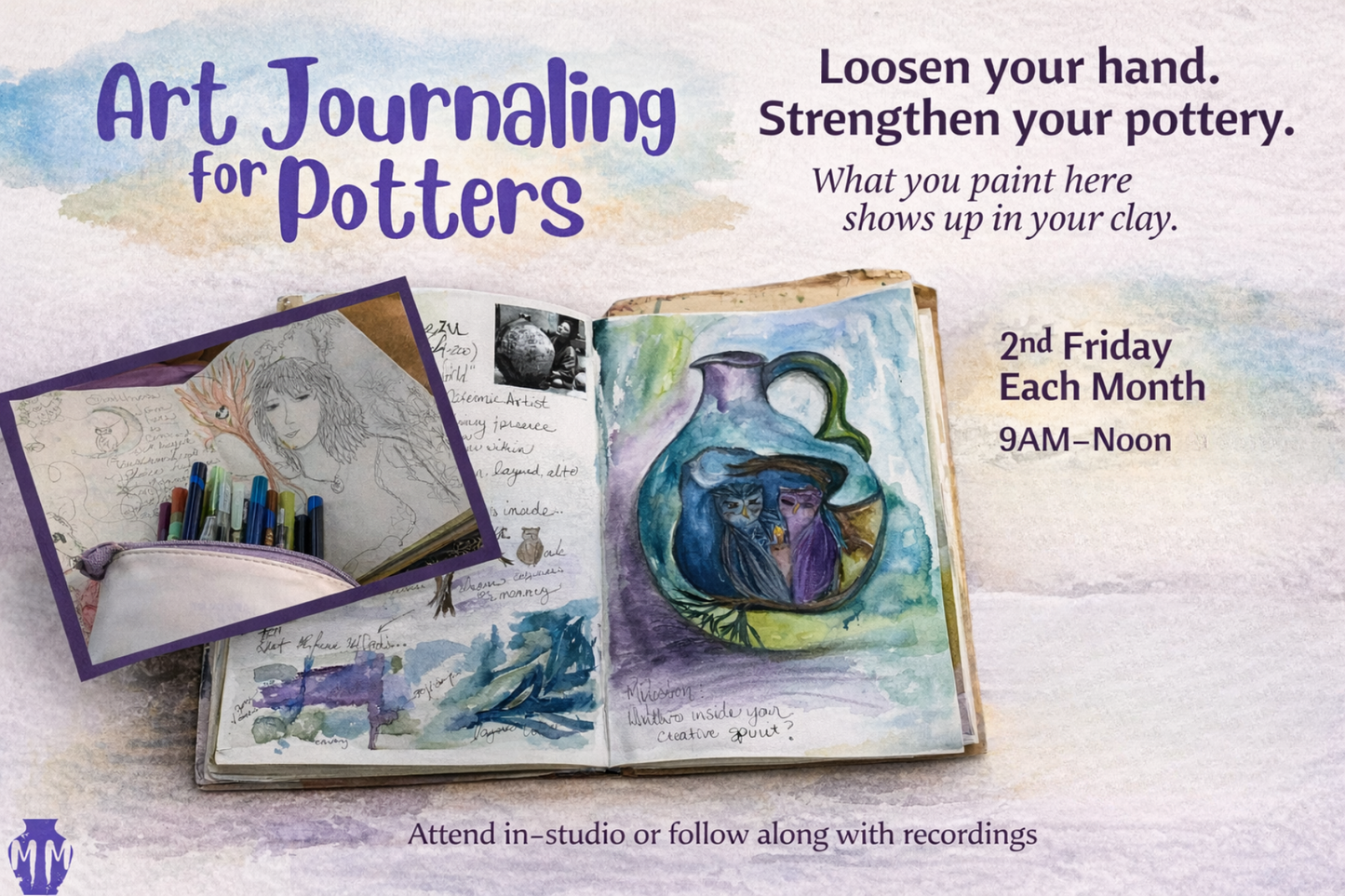 Art Journaling for Potters