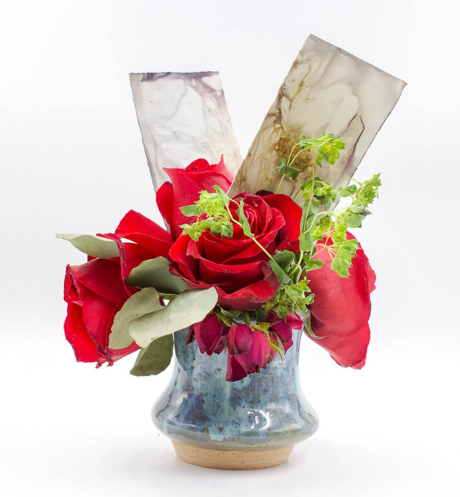 Plant-Stained Paper Bookmark - Artist Choice