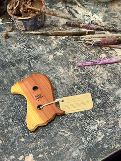 Clay Tool - "Mud Splash" Rib - Exclusive Marvelous Mud Pottery Studio Custom Tool by Rachelle Eason