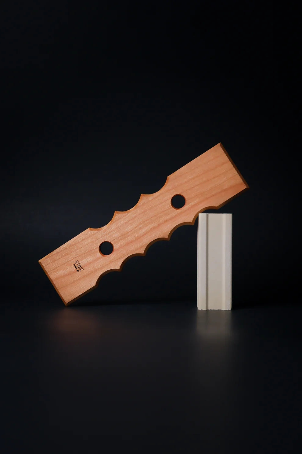 Clay Tool -Bubble #3 Rib - Handcrafted by Stoic Clay Tools