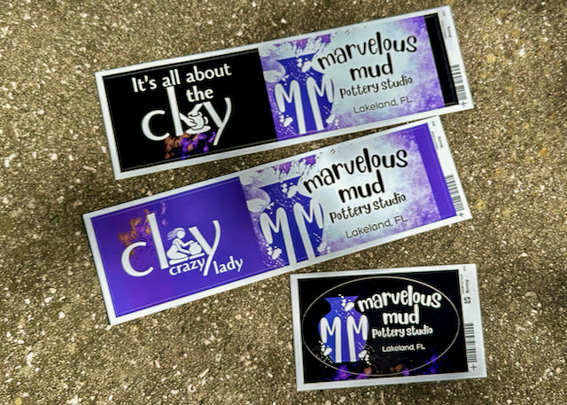Marvelous Mud Bumper Stickers! – Marvelous Mud Pottery Studio