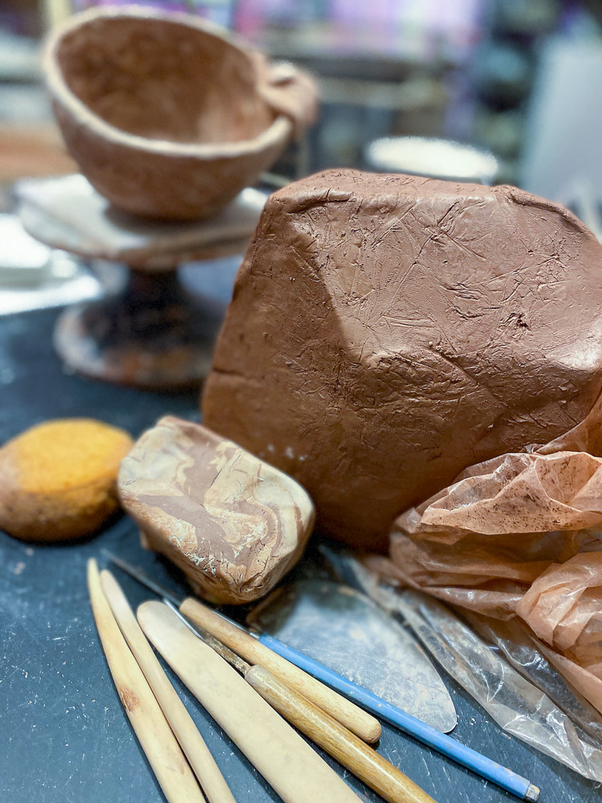 25lb Bag of Clay for Studio Membership Students Kentucky Mudworks