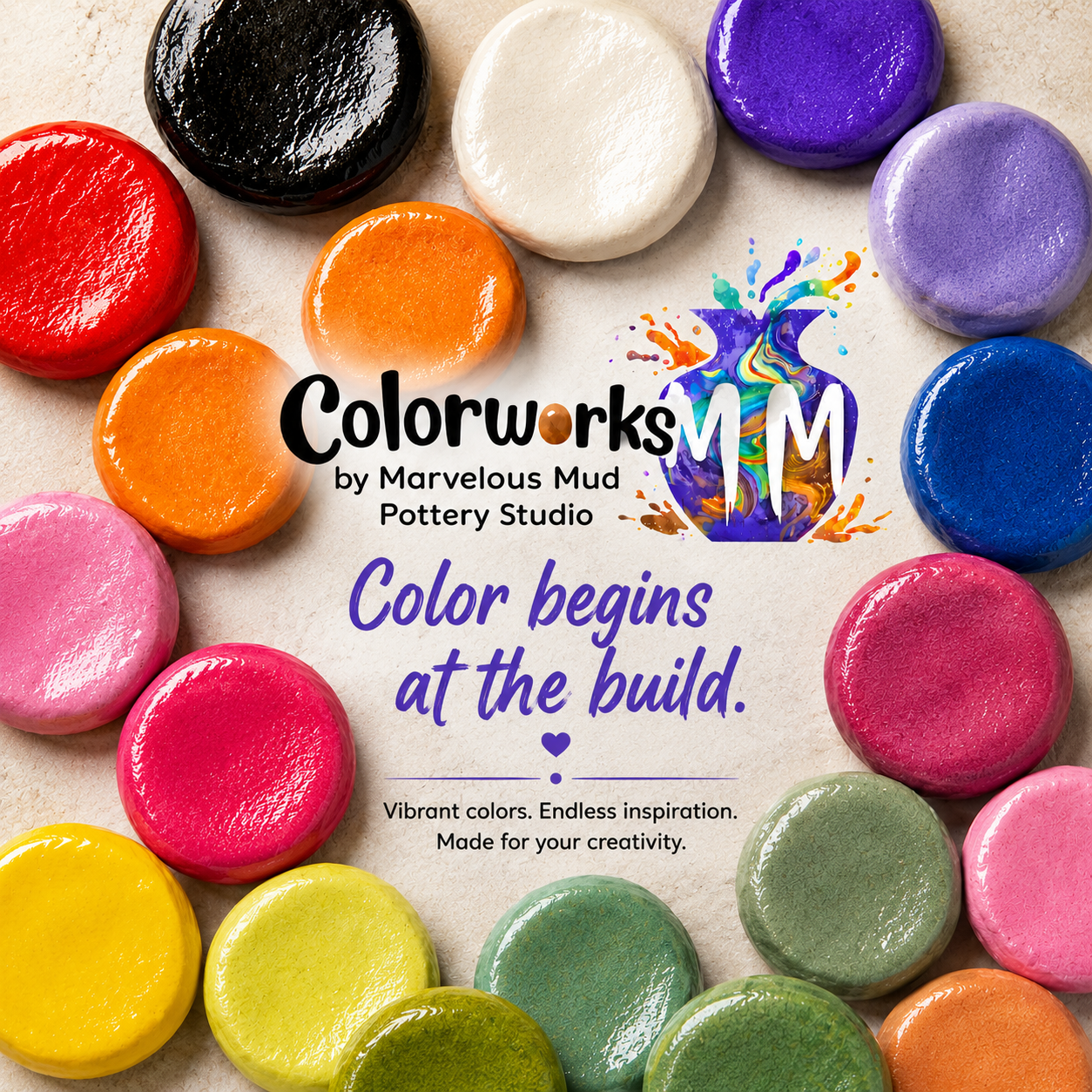 Colorworks - Premixed Color Clay and Color Slip