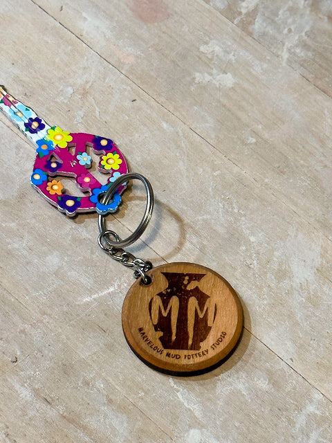 Key Chain -  Exclusive Marvelous Mud Pottery Studio Custom Merchandise