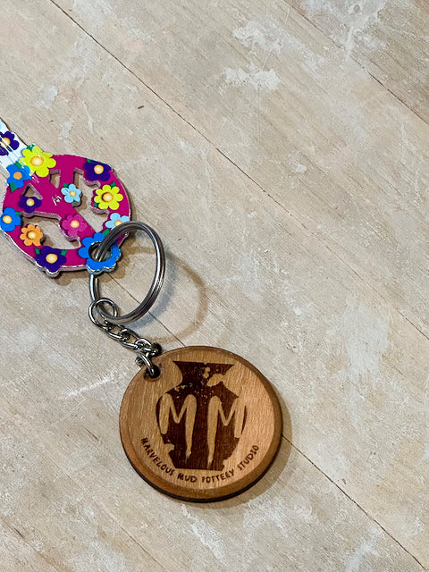 Key Chain -  Exclusive Marvelous Mud Pottery Studio Custom Merchandise