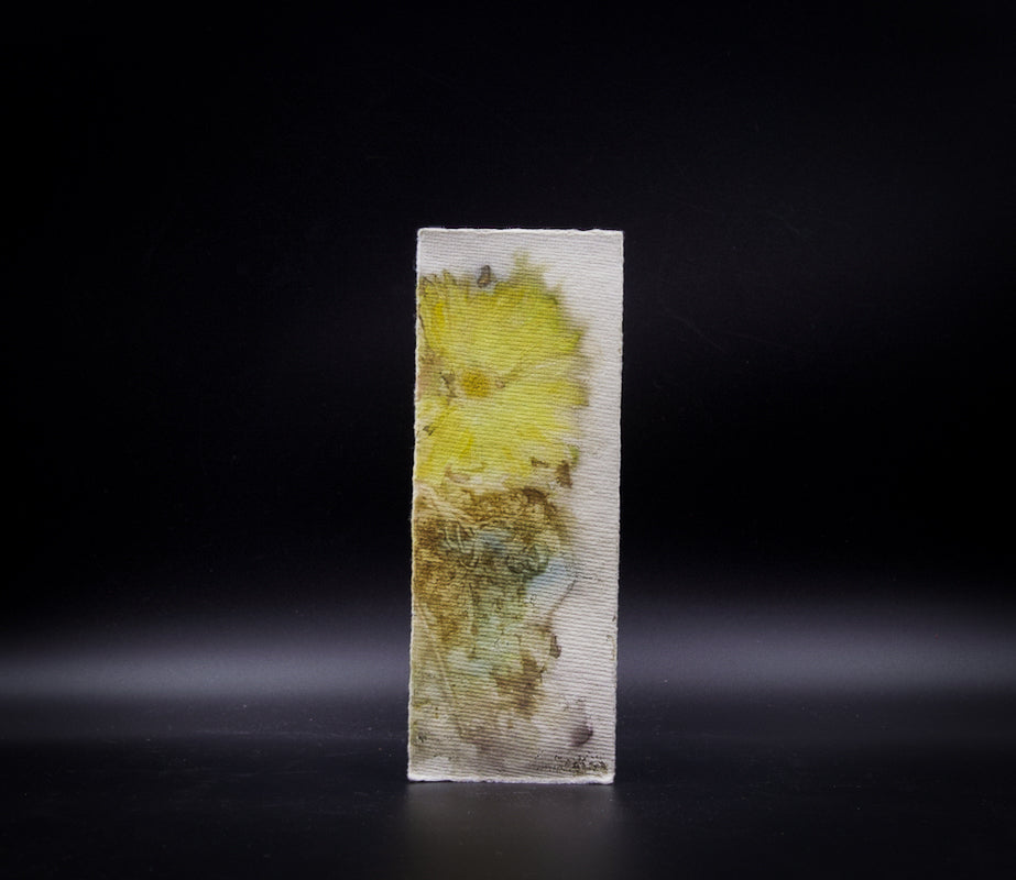 Plant-Stained Paper Bookmark - Artist Choice
