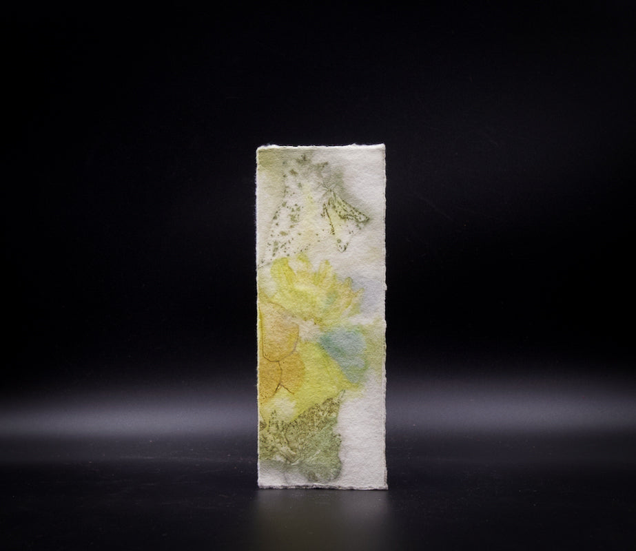 Plant-Stained Paper Bookmark - Artist Choice
