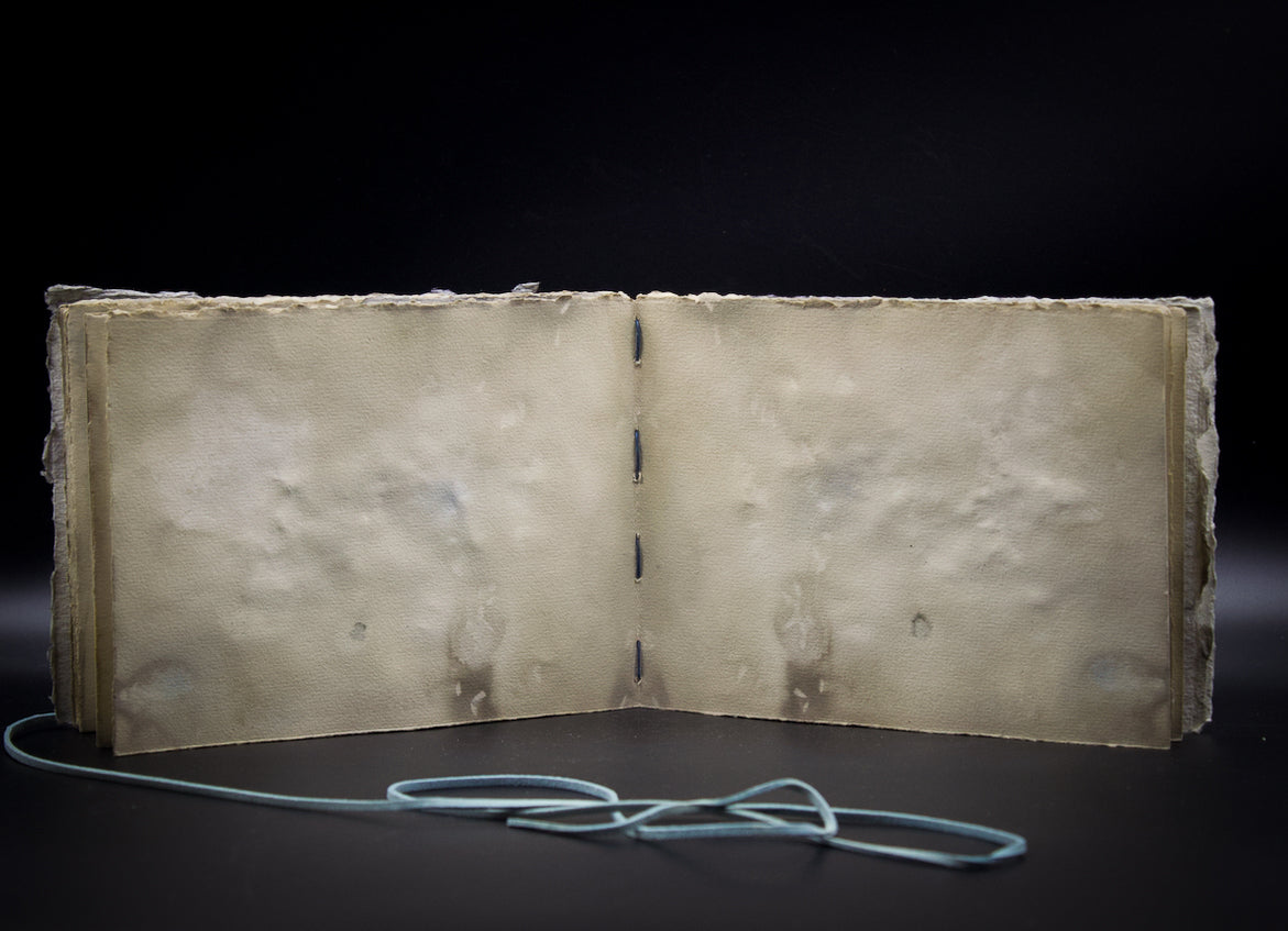 Plant-Stained Paper Journal - "Cora" - Hand-Dyed Interior Pages