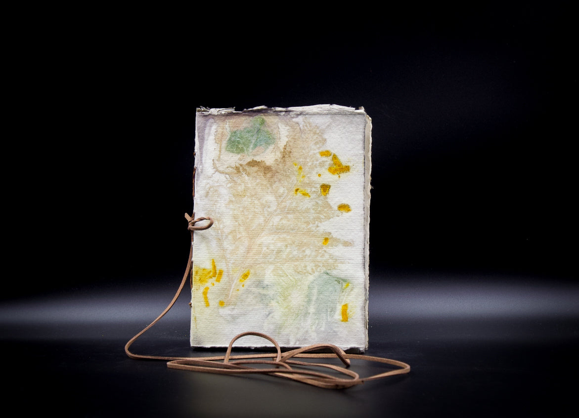Plant-Stained Paper Plant-Stained Paper Journal - "Cerridwen" - Hand-Dyed Interior Pages