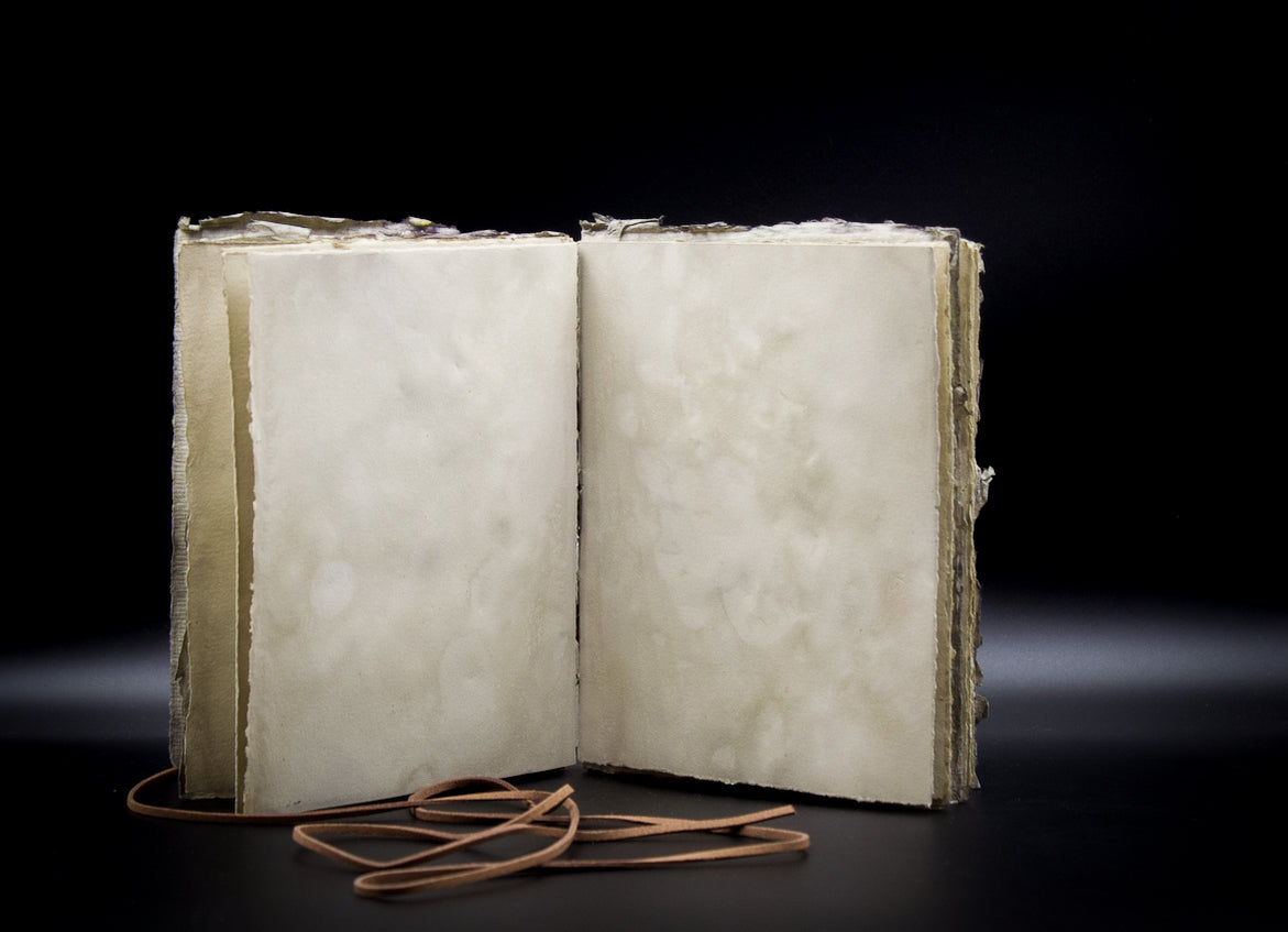 Plant-Stained Paper Plant-Stained Paper Journal - "Cerridwen" - Hand-Dyed Interior Pages