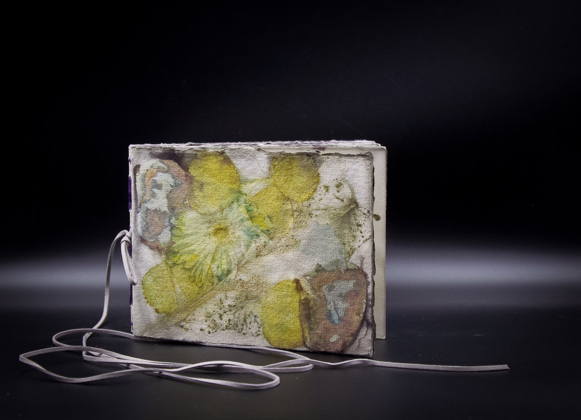 Plant-Stained Paper Journal - Classic One-Sided - Landscape - "Caitlin"