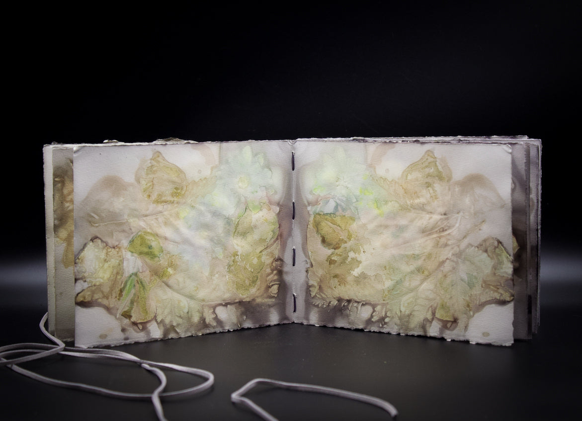 Plant-Stained Paper Journal - Classic One-Sided - Landscape - "Caitlin"