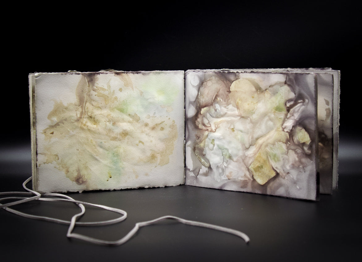 Plant-Stained Paper Journal - Classic One-Sided - Landscape - "Caitlin"