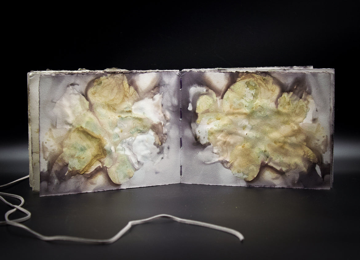 Plant-Stained Paper Journal - Classic One-Sided - Landscape - "Caitlin"