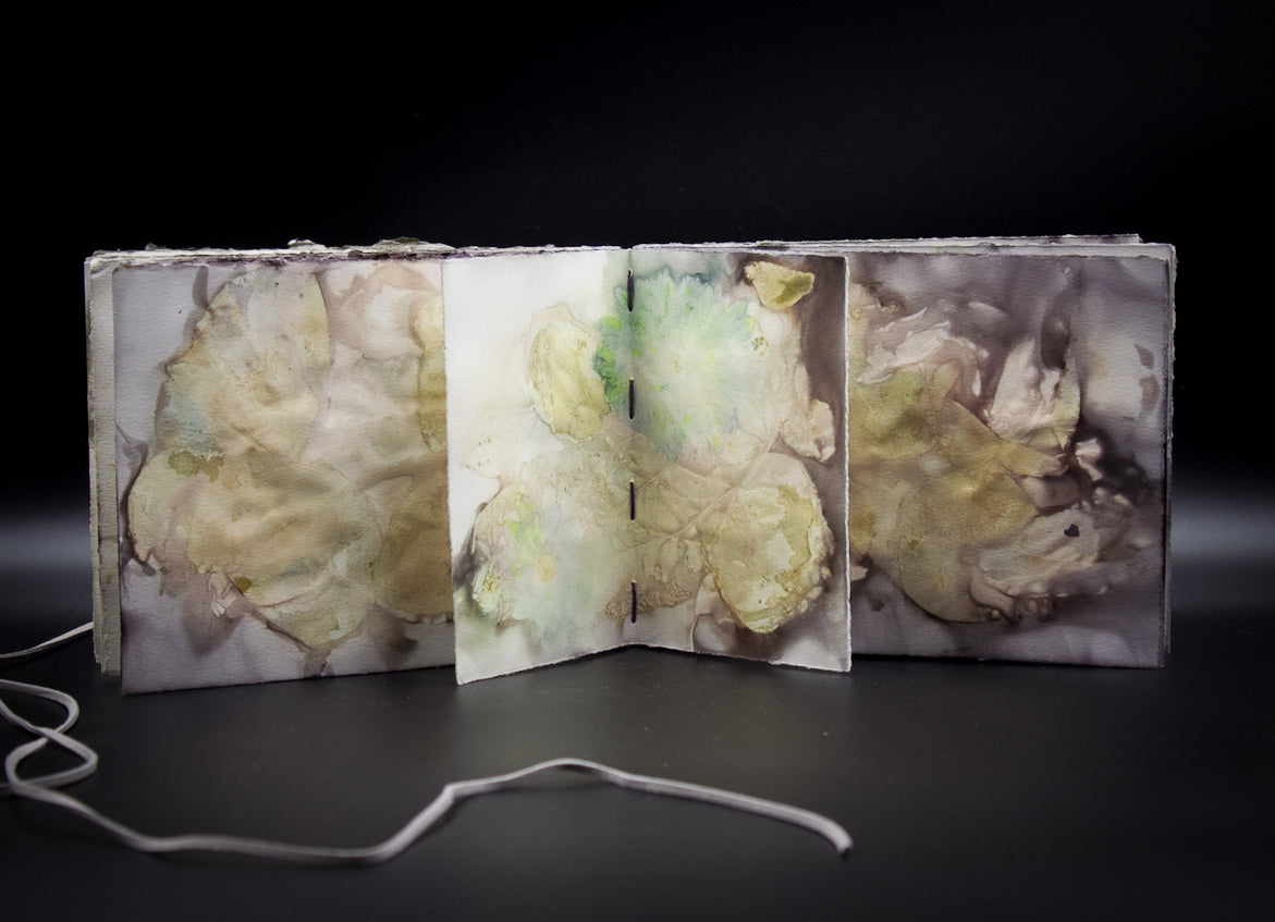 Plant-Stained Paper Journal - Classic One-Sided - Landscape - "Caitlin"