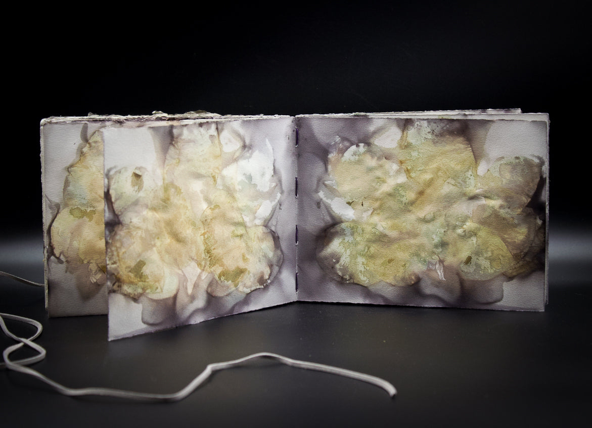 Plant-Stained Paper Journal - Classic One-Sided - Landscape - "Caitlin"