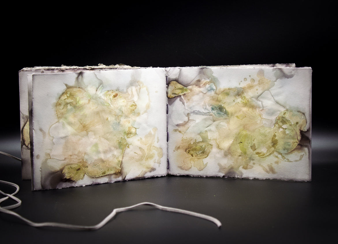 Plant-Stained Paper Journal - Classic One-Sided - Landscape - "Caitlin"