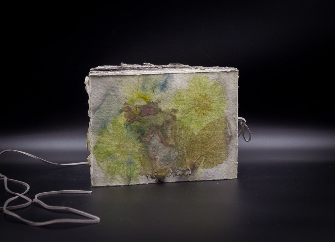 Plant-Stained Paper Journal - Classic One-Sided - Landscape - "Caitlin"