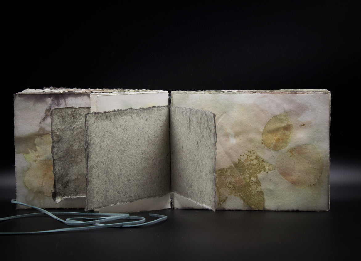 Plant-Stained Paper Journal - "Ashley"  Classic One-Sided - Landscape