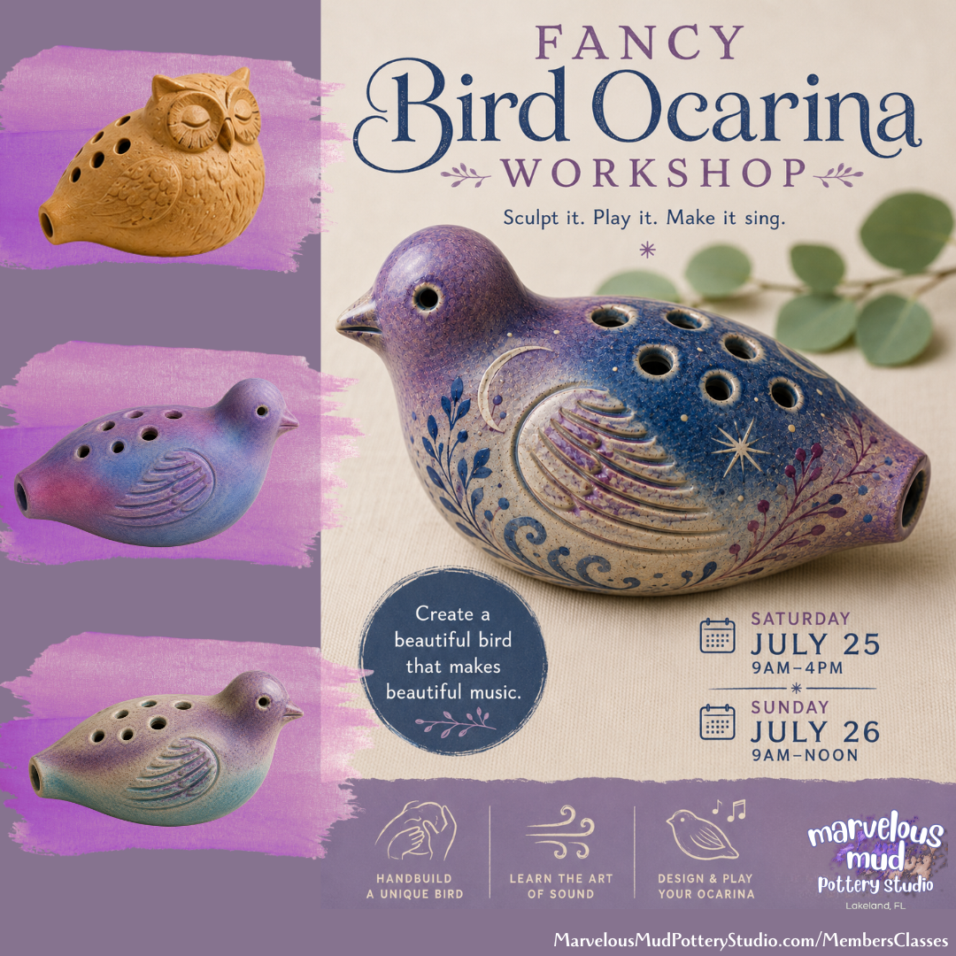 Bird Ocarina - Make a Clay Whistle Flute - Member Exclusive