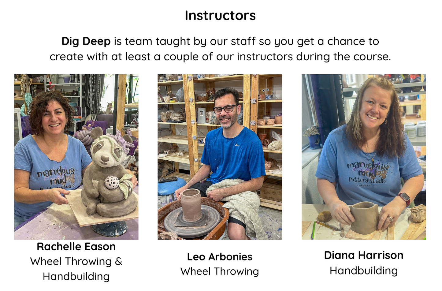 Pottery 4 Week Clay Classes - Dig Deep - Membership Prerequisite - Adult Clay Course
