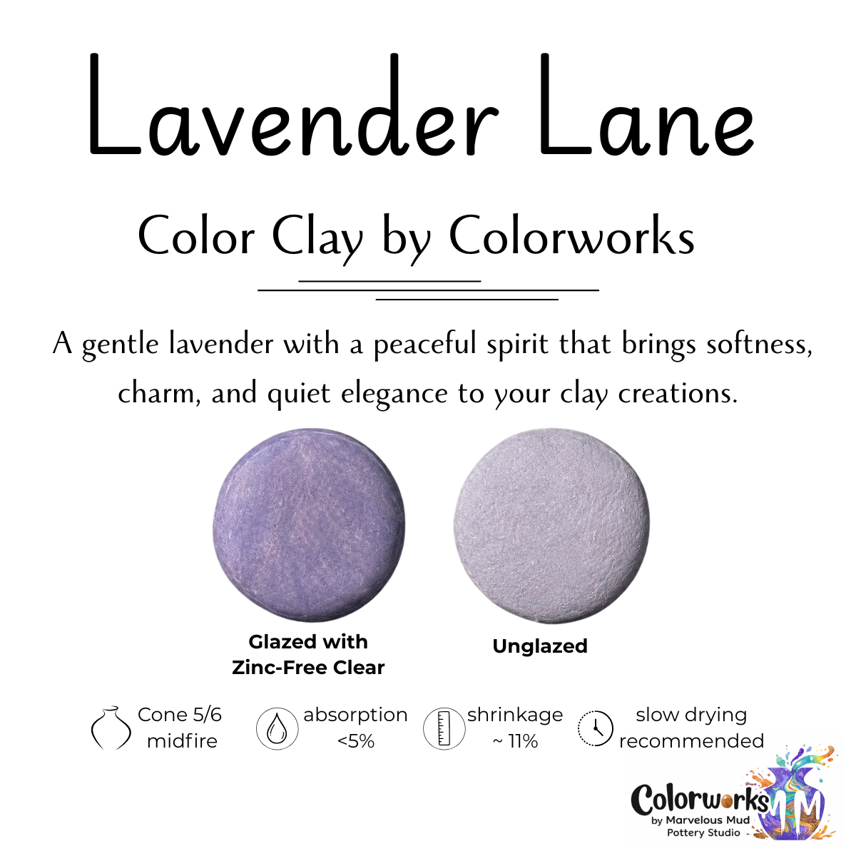 Colorworks - Premixed Color Clay and Color Slip