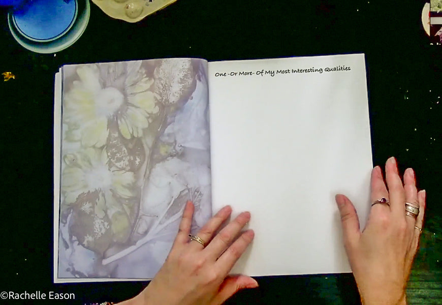 Plant-Stained Paper Printed Journal Activity Book - Lifetime Reflections: My Life So Far!