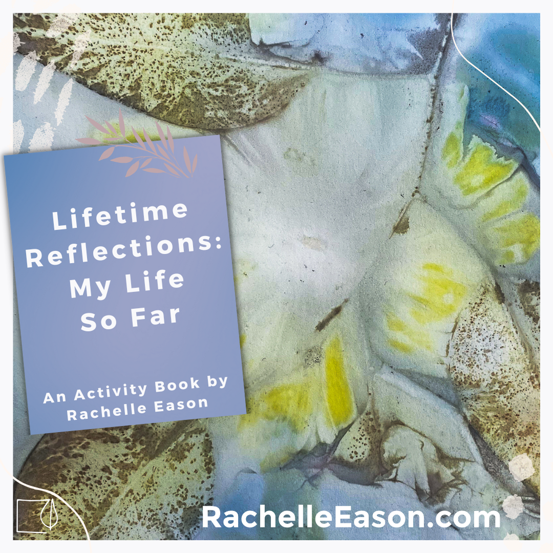 Plant-Stained Paper Printed Journal Activity Book - Lifetime Reflections: My Life So Far!