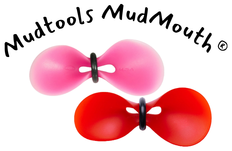 Clay Tool - Mudtools Mudmouth Red or Pink Rib