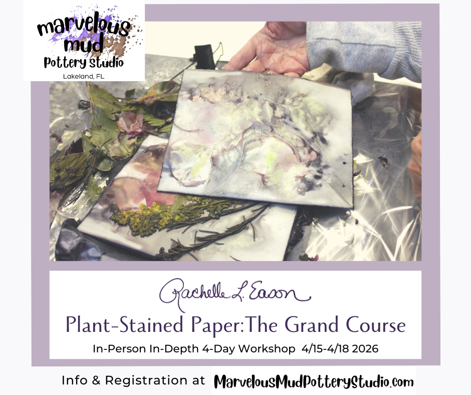 Plant-Stained Paper Workshop - The Grand Course -  4 Days - Spring 2026