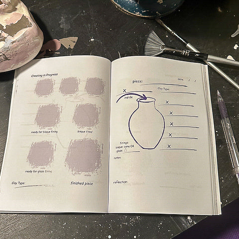 Pottery Student Art Journal: Marvelous Mud Pottery Studio