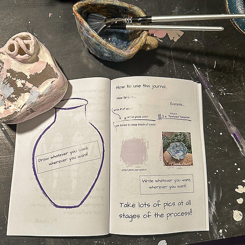 Pottery Student Art Journal: Marvelous Mud Pottery Studio