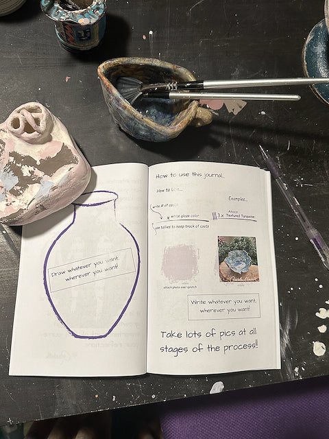 Pottery Student Art Journal: Marvelous Mud Pottery Studio