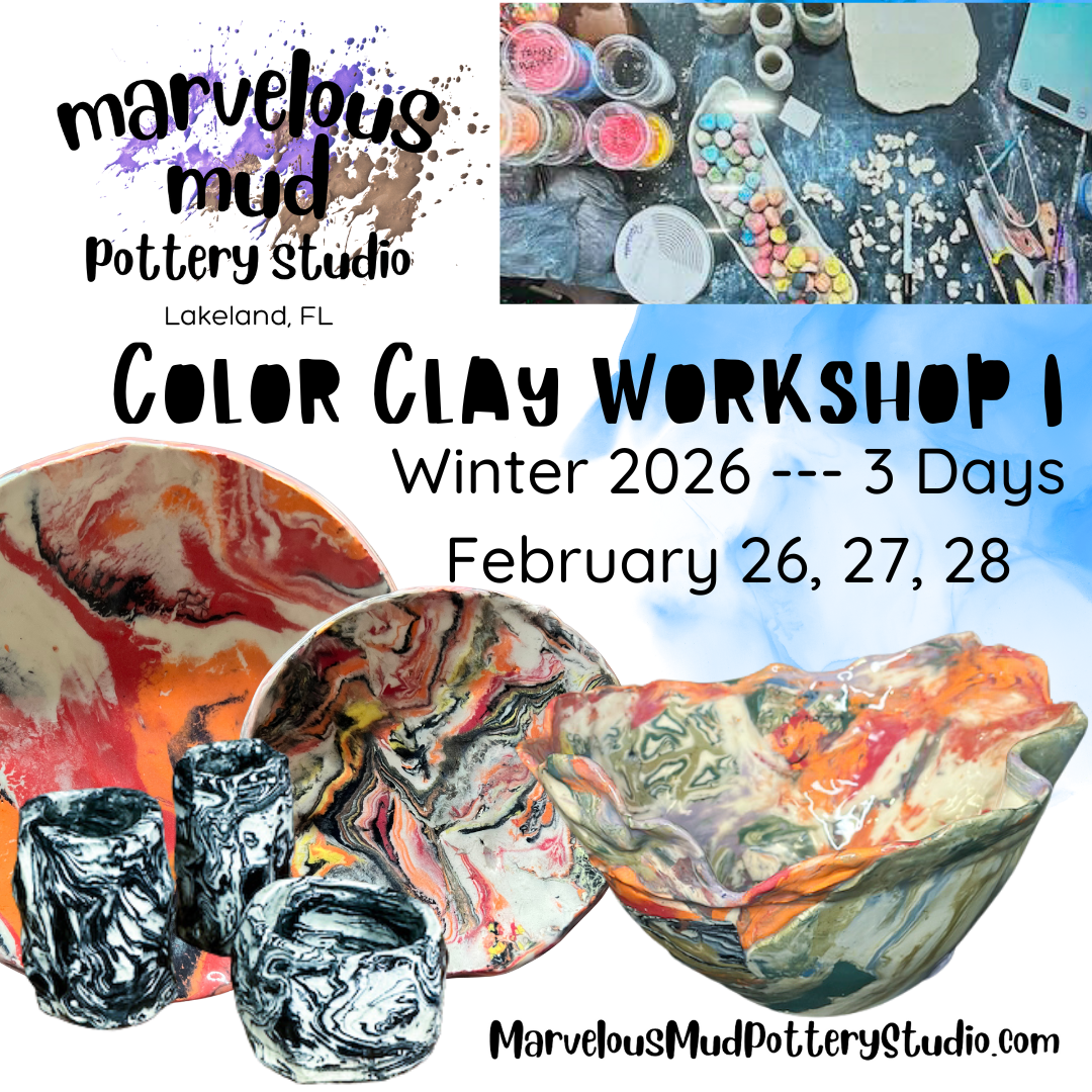 Color Clay 1 Workshop - 3 Days - Winter 2026