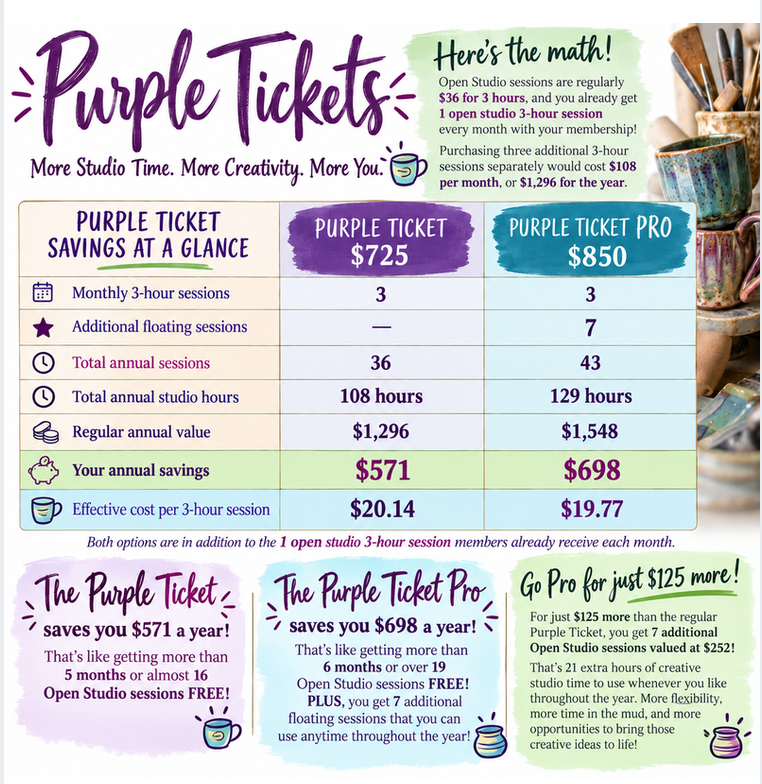 2027 The Purple Ticket with Headstart! Members Only