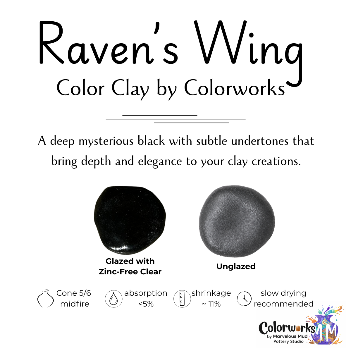 Colorworks - Premixed Color Clay and Color Slip