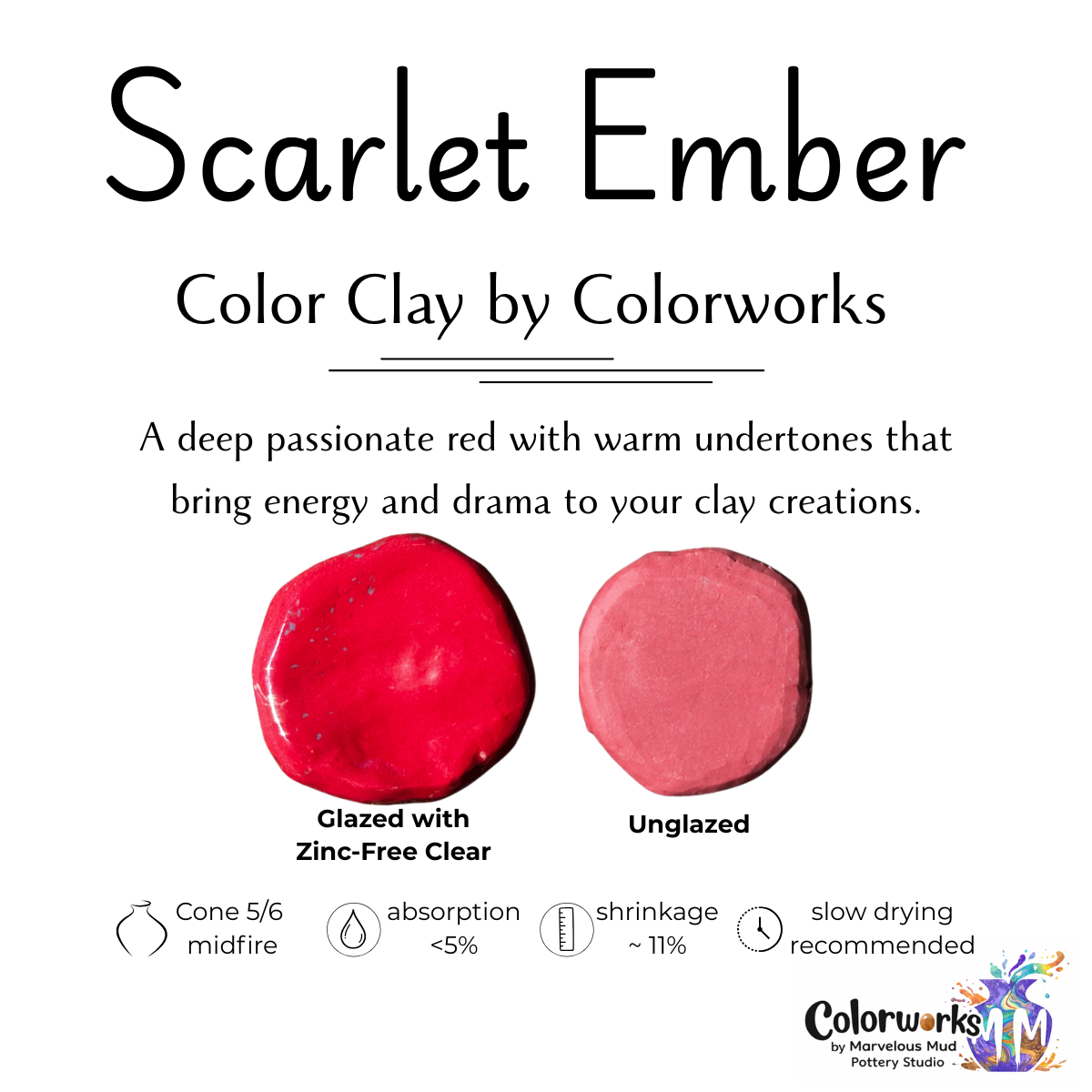 Colorworks - Premixed Color Clay and Color Slip