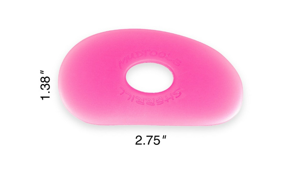 Clay Tool - MudTools Pink Rib - Ultra Soft