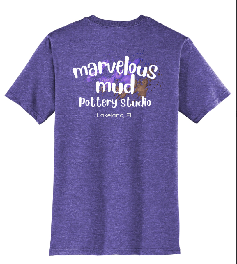 T-Shirt - "Keep Calm & Clay On" - Marvelous Mud Logo