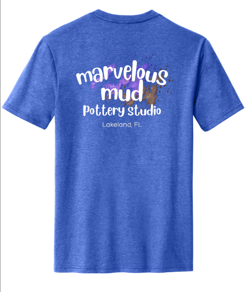 T-Shirt - "Keep Calm & Clay On" - Marvelous Mud Logo