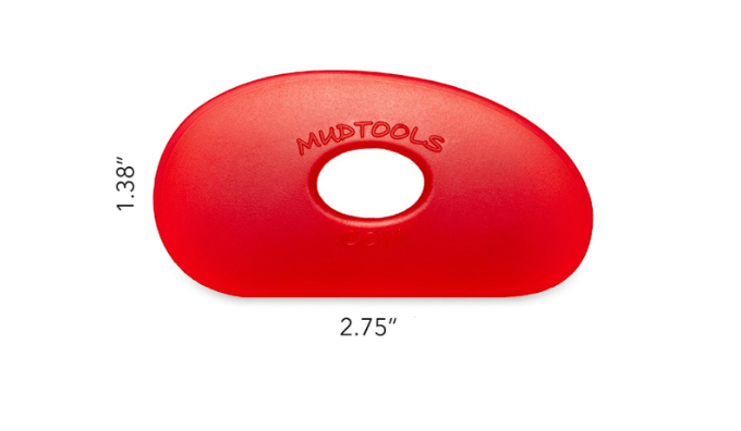 Clay Tool - Mudtools Red Rib - Very Soft