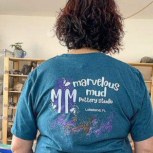 T-Shirt - It's All About the Clay - Marvelous Mud Logo