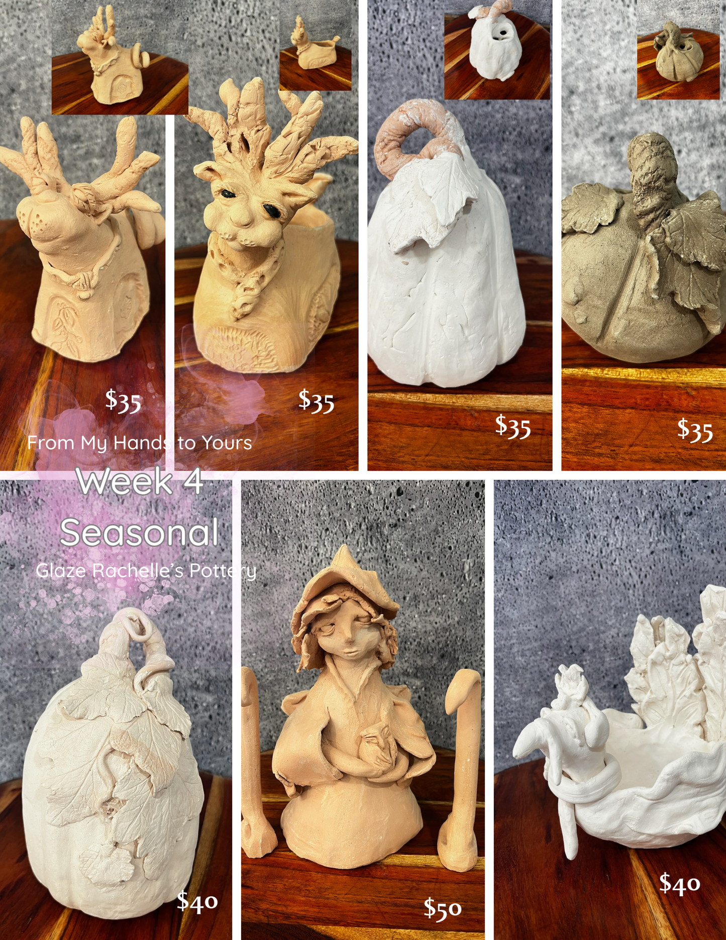 Glaze Rachelle’s Pottery for a Marvelous Cause - Group 4