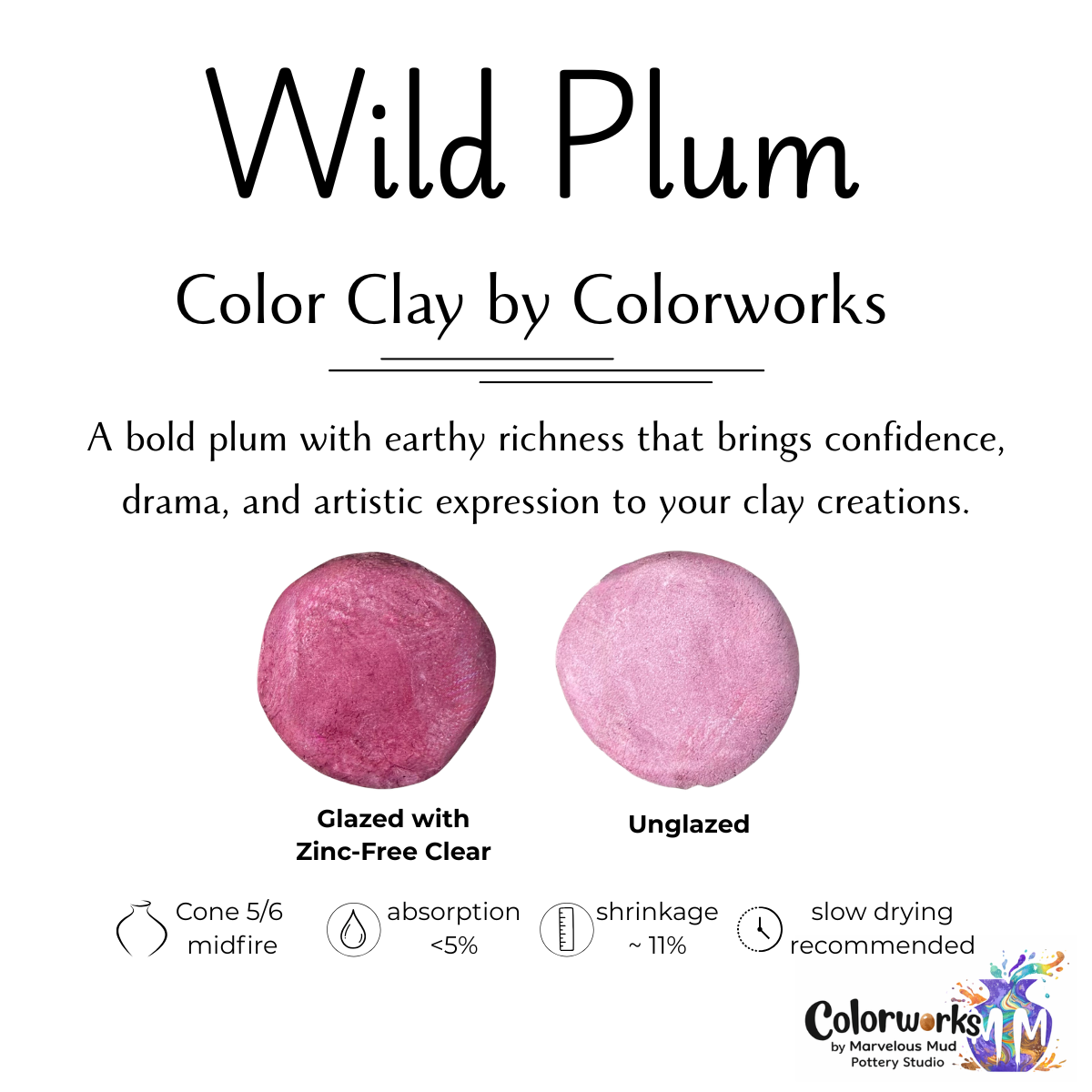Colorworks - Premixed Color Clay and Color Slip