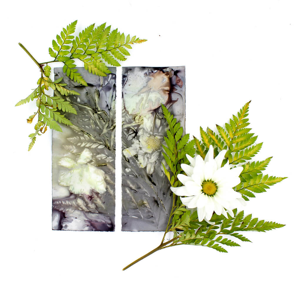 Plant-Stained Paper Bookmark - Artist Choice